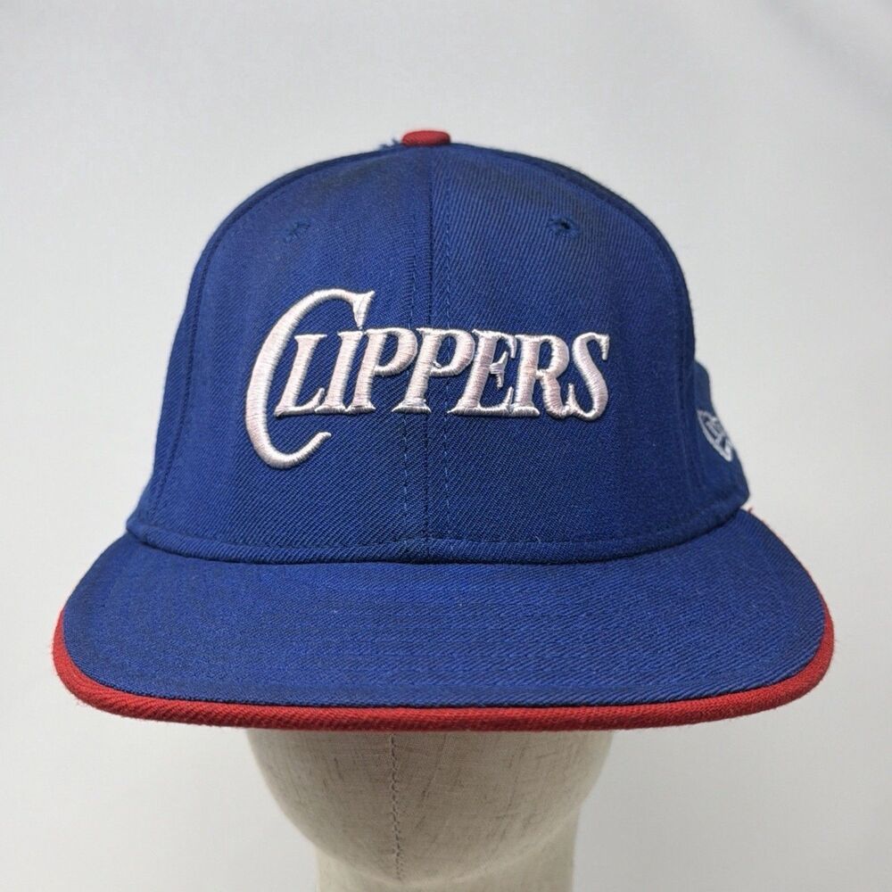 Vintage New Era 59FIFTY LA Clippers Hat 8 1/4 USA Made 100% Wool 50th Anniv